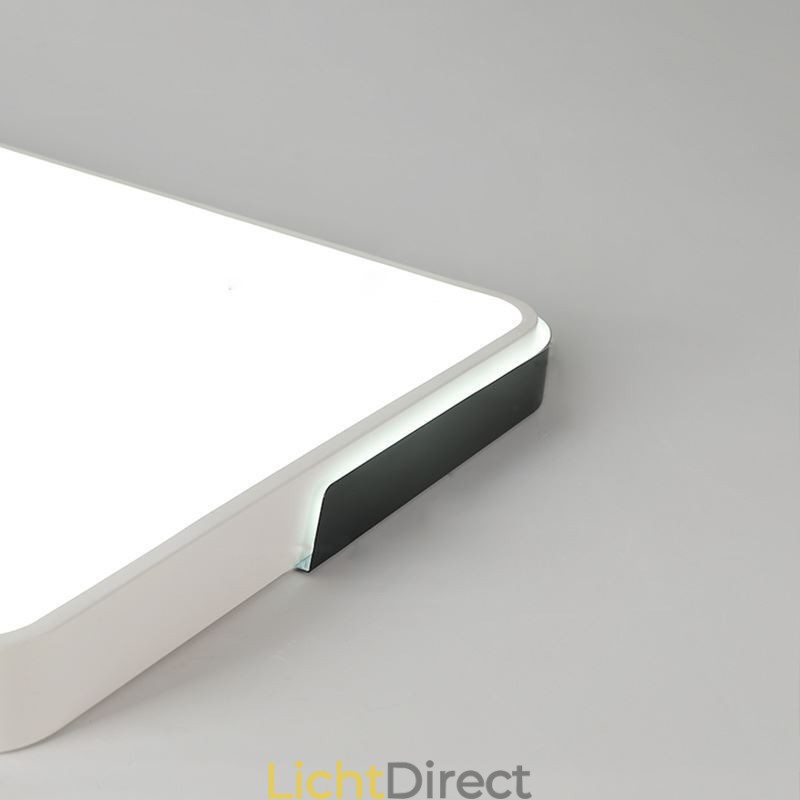 Moderne eenvoudige plafondlamp met ronde inbouwmontage