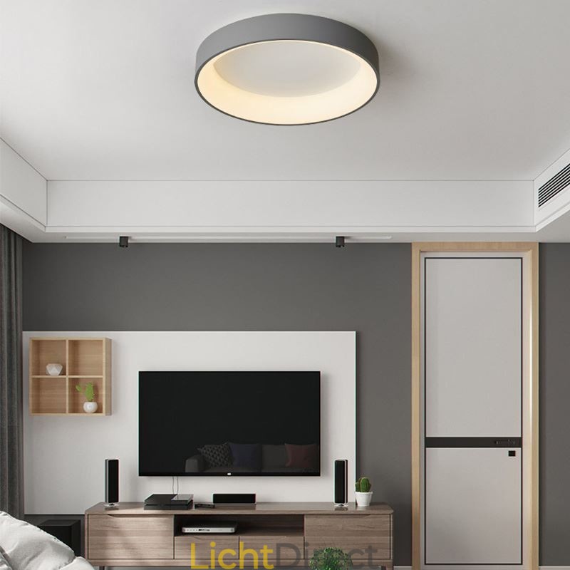 Moderne ronde plafondlamp met energiebesparende lamp
