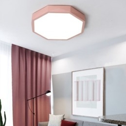Moderne plafondlamp met speciaal zeshoekig design, ultradunne lamp