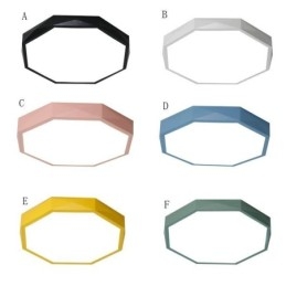 Moderne plafondlamp met speciaal zeshoekig design, ultradunne lamp