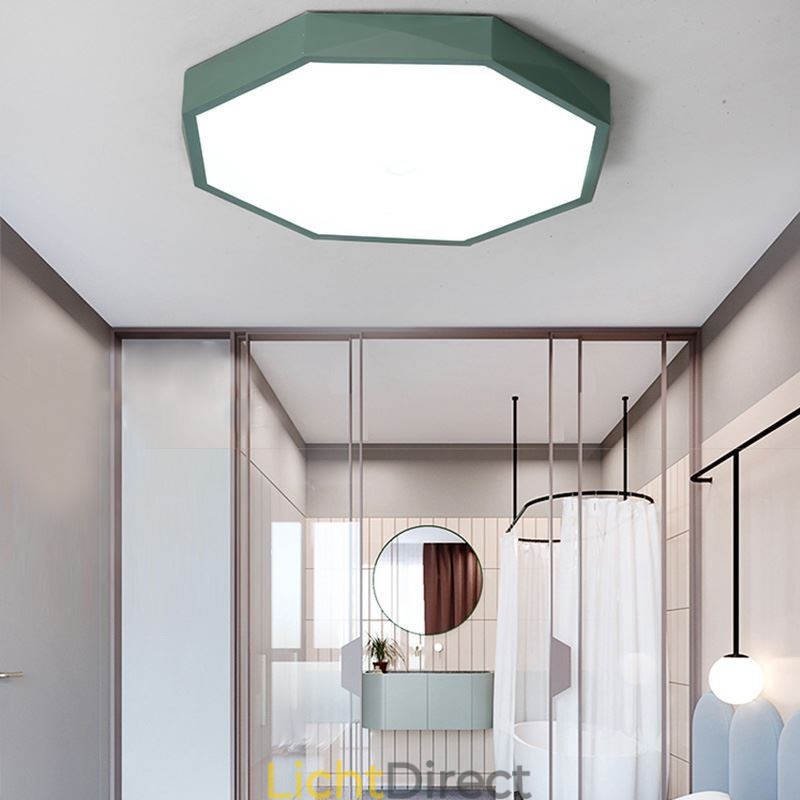 Moderne plafondlamp met speciaal zeshoekig design, ultradunne lamp