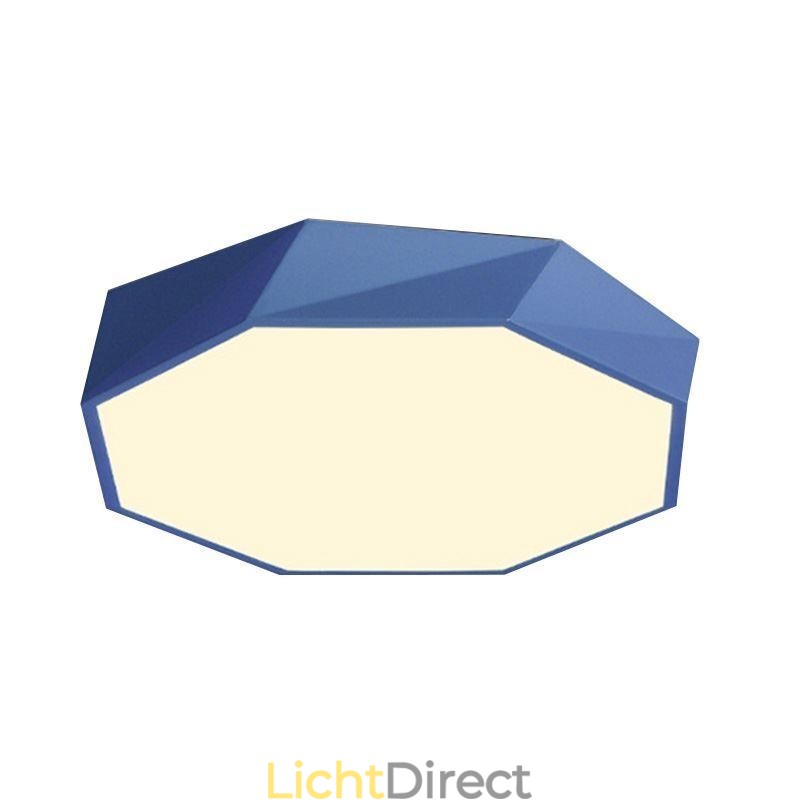 Moderne plafondlamp met speciaal achthoekig design, ultradunne lamp