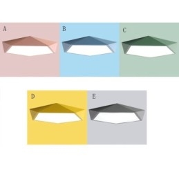 Moderne plafondlamp met diamantdesign, ultradunne verlichting voor thuis