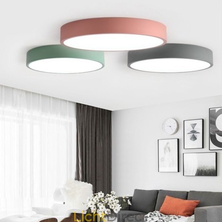 Moderne ronde plafondlamp met inbouw, ultradunne verlichting voor thuis Moderne ronde plafondlamp met inbouw, ultradunne verlichting voor thuis