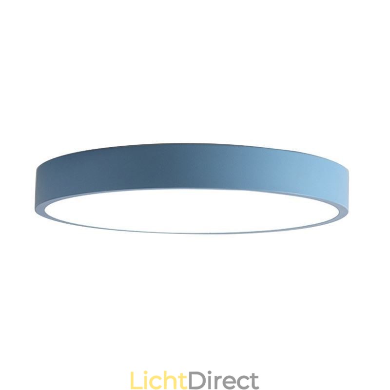 Moderne, inbouwbare, ultradunne plafondlamp met ronde lamp