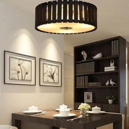 Grote bamboe plafondlamp met Chinese creatieve montage, kinderverlichting