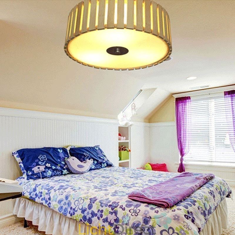 Grote bamboe plafondlamp met Chinese creatieve montage, kinderverlichting