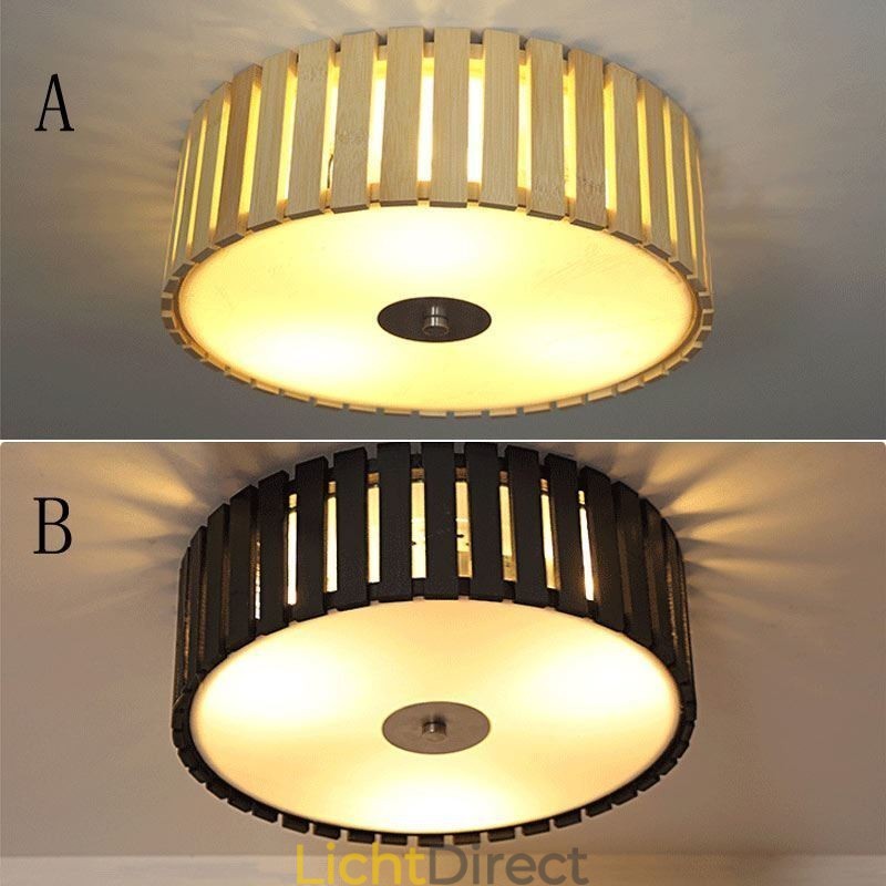 Grote bamboe plafondlamp met Chinese creatieve montage, kinderverlichting