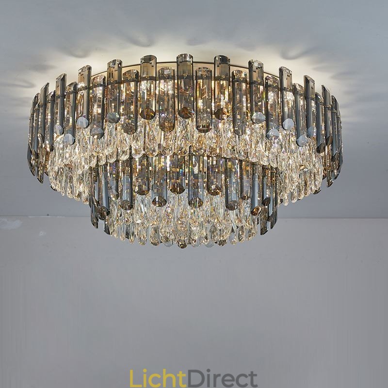 Kristallen inbouw eenvoudige moderne ronde plafondlamp eetkamerlamp