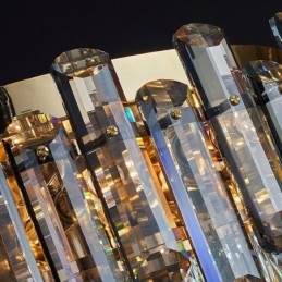 Kristallen inbouw eenvoudige moderne ronde plafondlamp eetkamerlamp