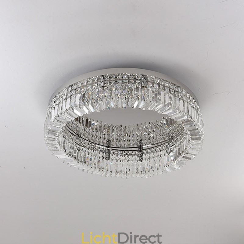 Moderne elegante plafondlamp, plafondlamp met kristallen