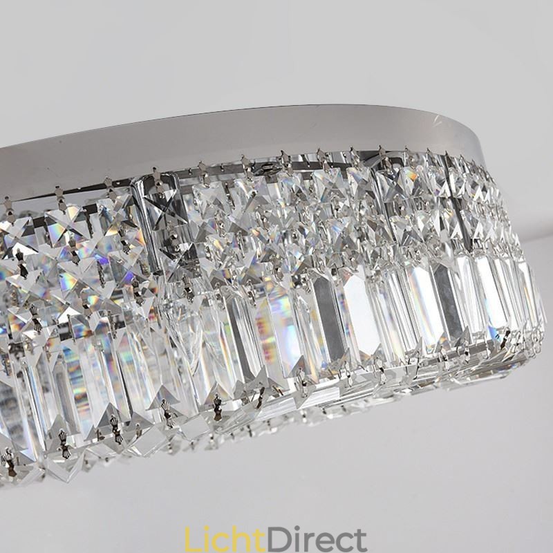Moderne elegante plafondlamp, plafondlamp met kristallen