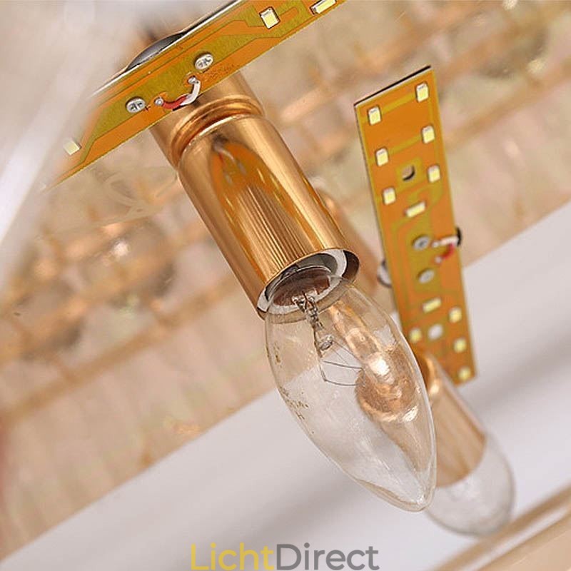 Europese stijl ronde plafondlamp met kristal