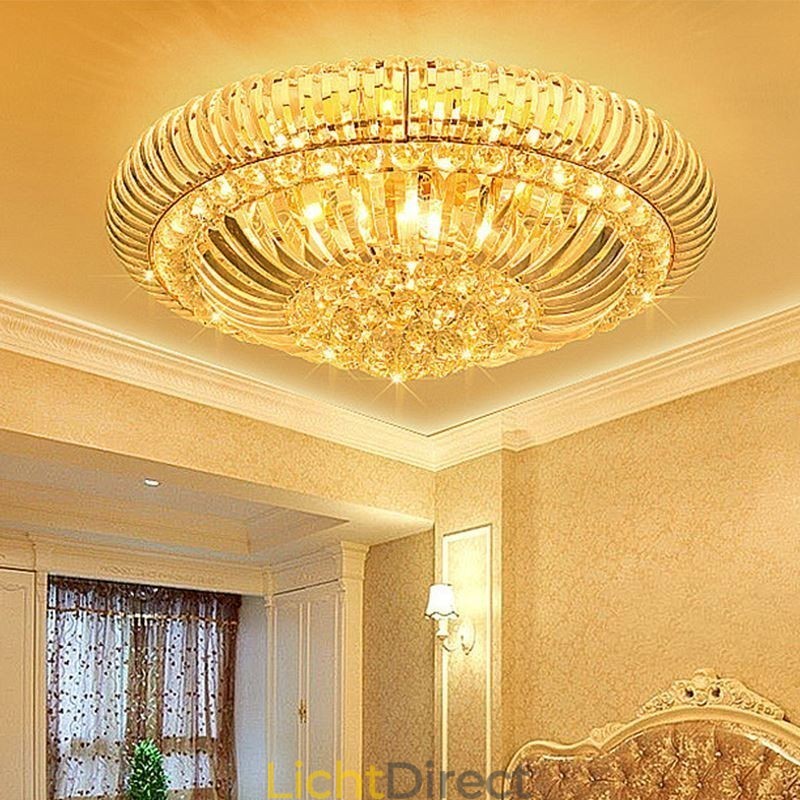 Moderne eenvoudige inbouw kristal ronde verlichting