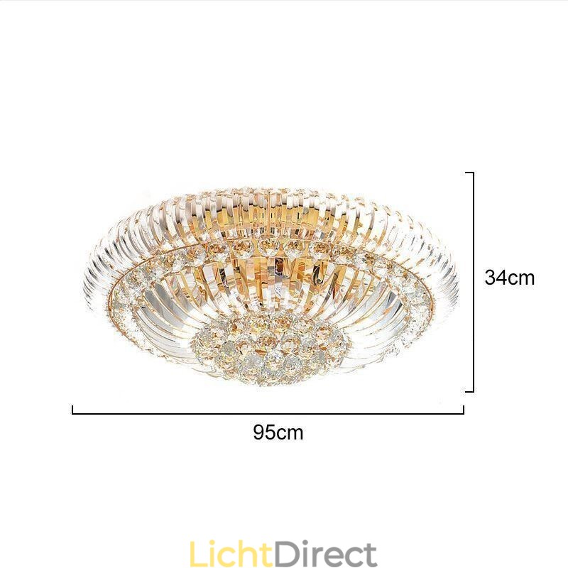 Moderne eenvoudige inbouw kristal ronde verlichting
