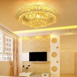 Moderne eenvoudige inbouw kristal ronde verlichting