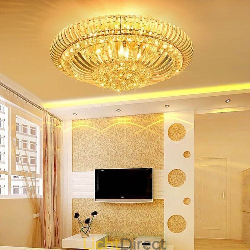 Moderne eenvoudige inbouw kristal ronde verlichting