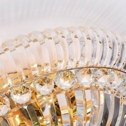 Moderne eenvoudige inbouw kristal ronde verlichting