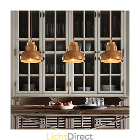 Kroonluchter Mini Stijl Traditioneel Klassiek Hout Bamboe Kroonluchter Mini Stijl Traditioneel Klassiek Hout Bamboe