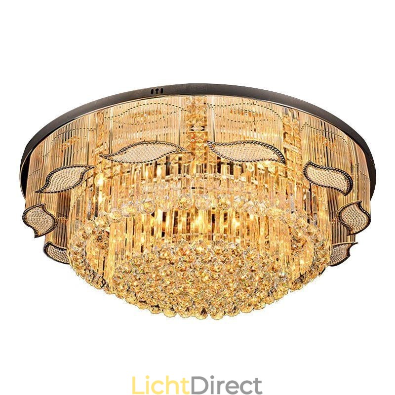 Kristallen plafondlamp, moderne, eenvoudige ronde plafondlamp