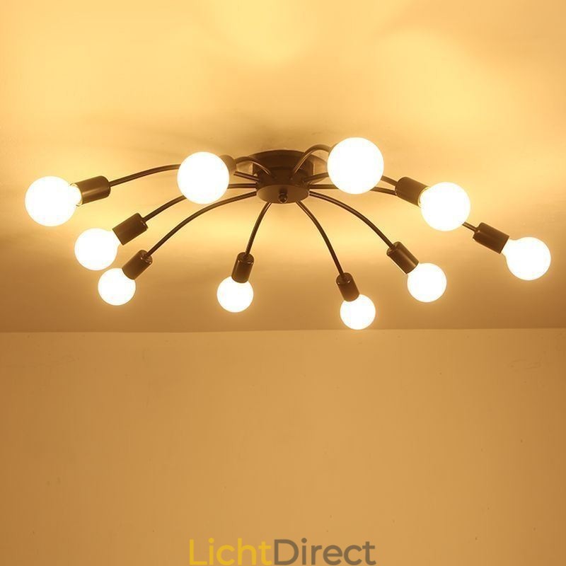 Plafond Spider Lamp Antiek Klassieke Inbouw Eetkamerlamp 8 10 Armen
