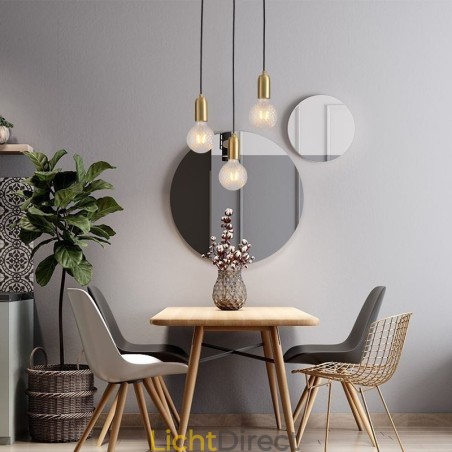 Nordic Brass 3 Hanglamp Cluster Licht Eiland Creatieve Minimalistische Verlichtingsarmatuur Nordic Brass 3 Hanglamp Cluster Licht Eiland Creatieve Minimalistische Verlichtingsarmatuur