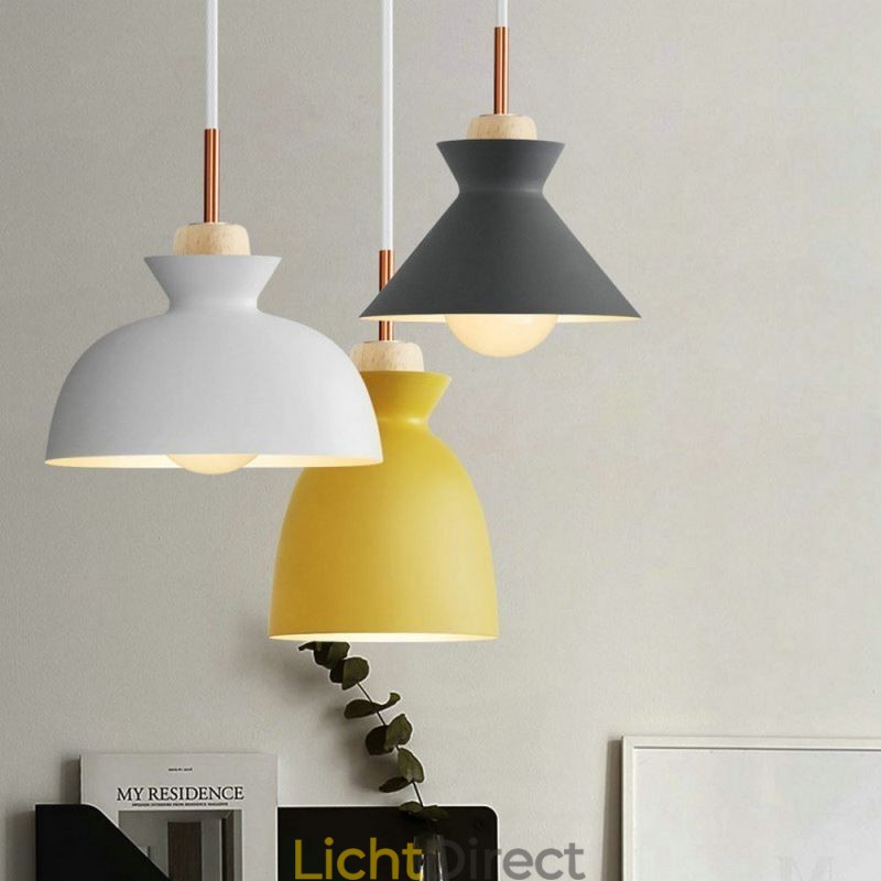 Macaron Hanglamp Nordic Eenvoudige IJzeren Arti Drie Lichten Armatuur
