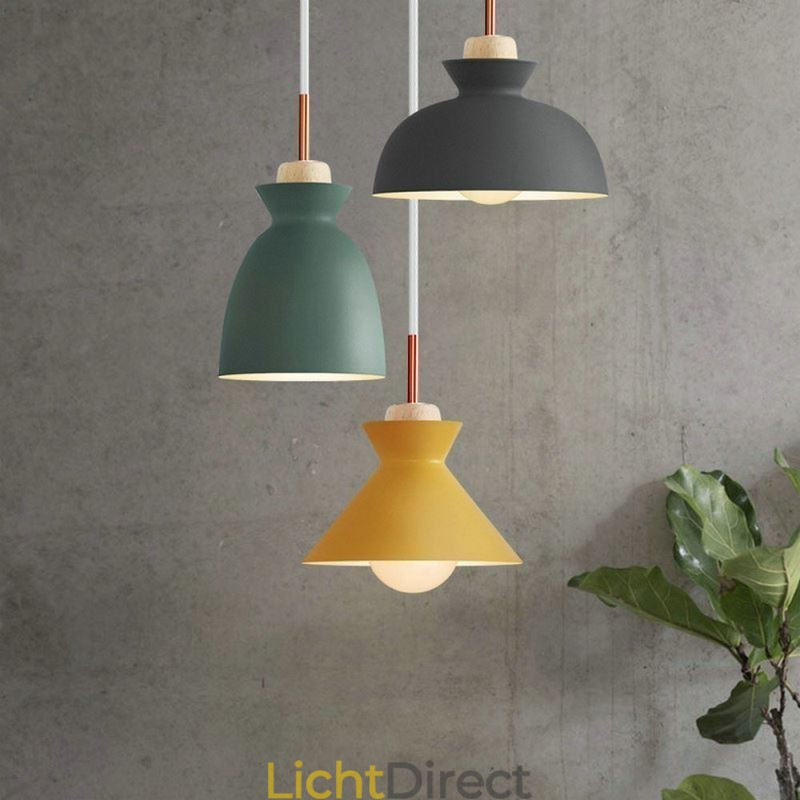 Macaron Hanglamp Nordic Eenvoudige IJzeren Arti Drie Lichten Armatuur