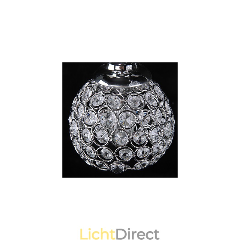 Kristallen kroonluchter Modern eigentijds metaal