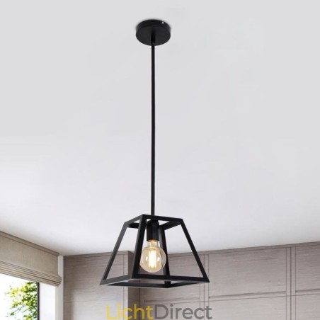 Rustieke boerderij hanglamp industriële mini metalen plafondlamp trapeziumvormige vorm eiland Rustieke boerderij hanglamp industriële mini metalen plafondlamp trapeziumvormige vorm eiland