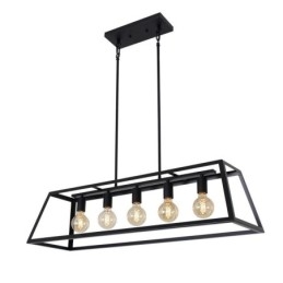 Industriële metalen hanglamp Trapeziumvormige plafondlamp