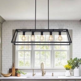 Industriële metalen hanglamp Trapeziumvormige plafondlamp