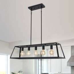 Industriële metalen hanglamp Trapeziumvormige plafondlamp