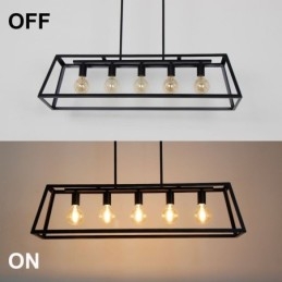 Industriële metalen hanglamp Trapeziumvormige plafondlamp