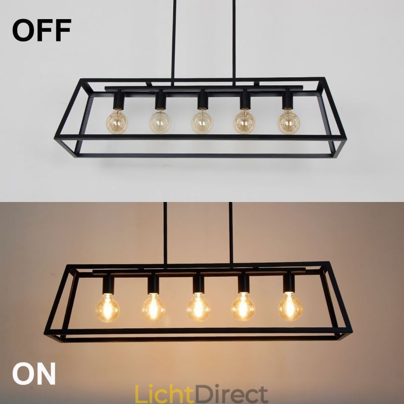 Industriële metalen hanglamp Trapeziumvormige plafondlamp