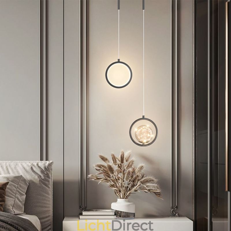Ronde ring hanglamp moderne bol hanglamp