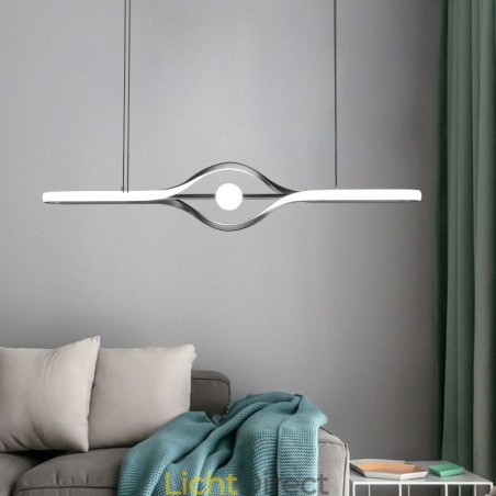 Moderne lineaire hanglamp met lange strip Moderne lineaire hanglamp met lange strip