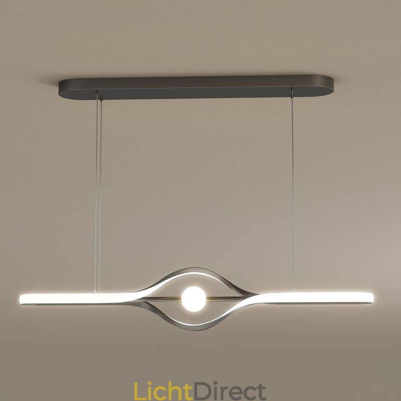 Moderne lineaire hanglamp met lange strip