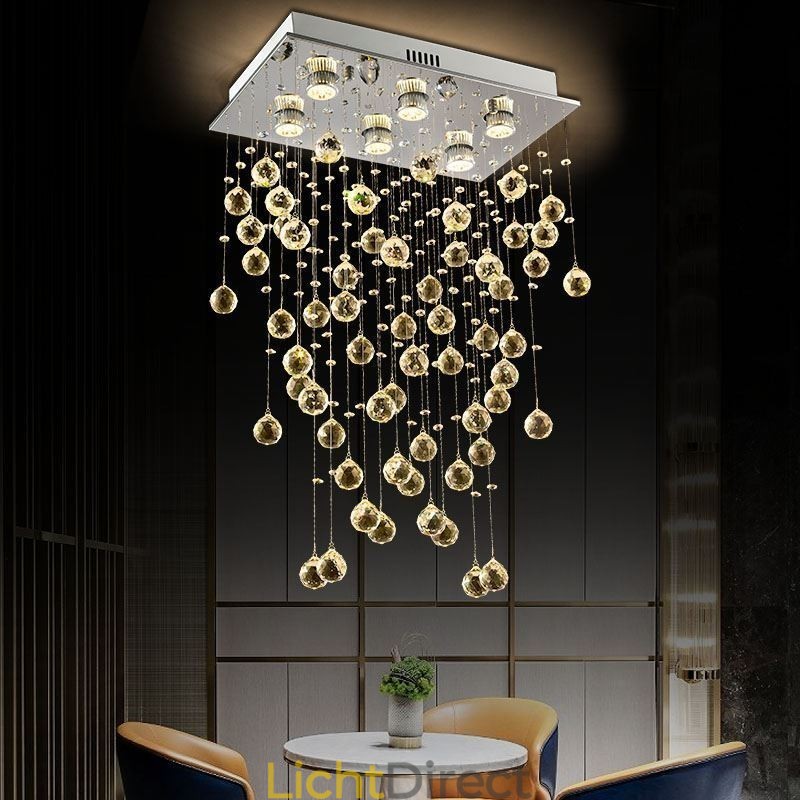 Moderne kristallen kroonluchter plafondlamp