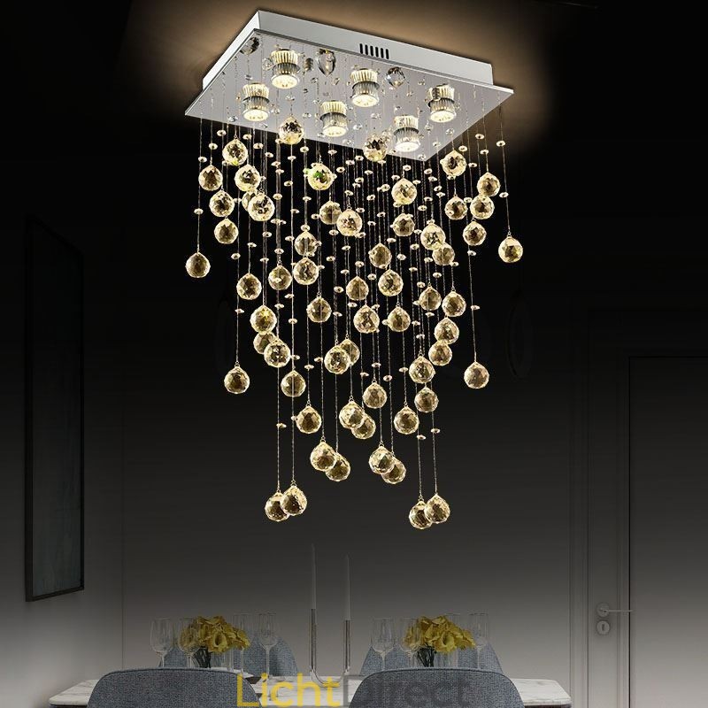 Moderne kristallen kroonluchter plafondlamp