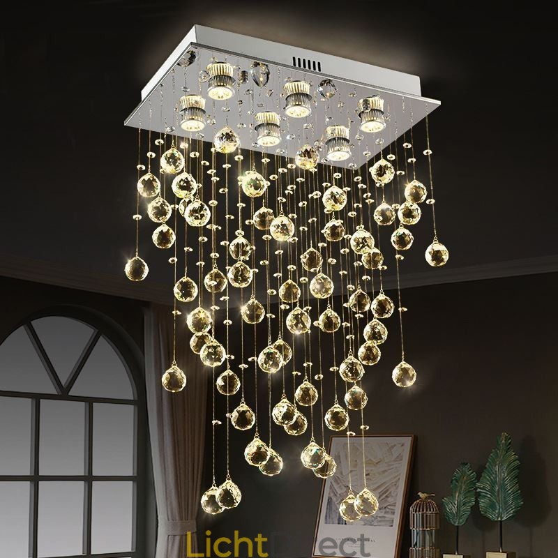 Moderne kristallen kroonluchter plafondlamp