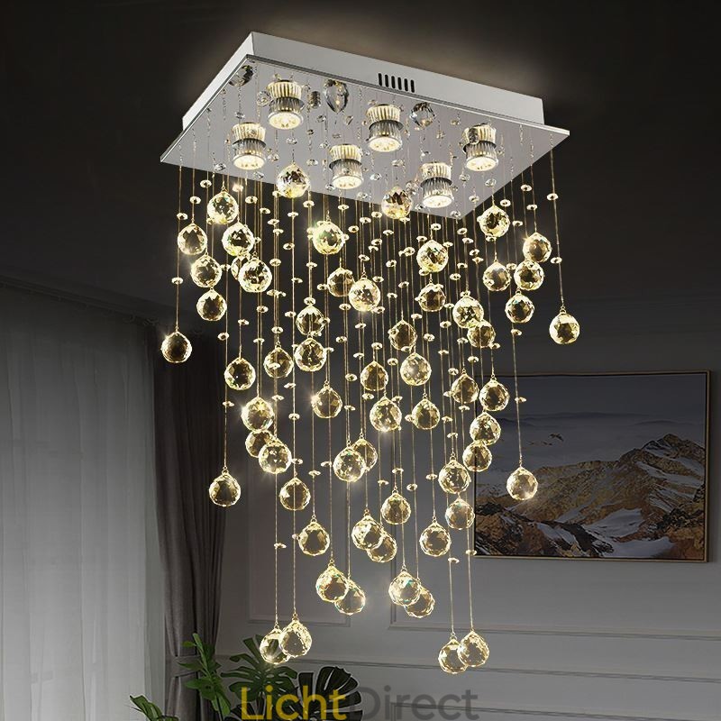 Moderne kristallen kroonluchter plafondlamp