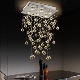 Moderne kristallen kroonluchter plafondlamp