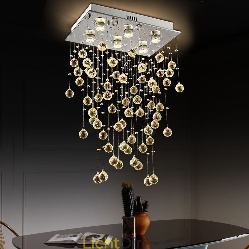 Moderne kristallen kroonluchter plafondlamp