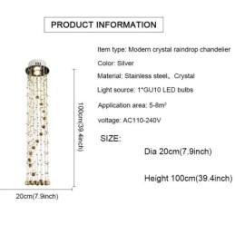 Luxe grote kroonluchter moderne kristal plafondlamp armaturen
