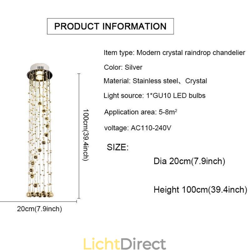 Luxe grote kroonluchter moderne kristal plafondlamp armaturen