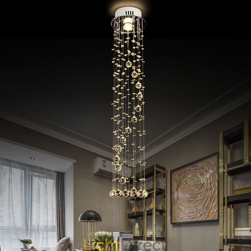 Luxe grote kroonluchter moderne kristal plafondlamp armaturen