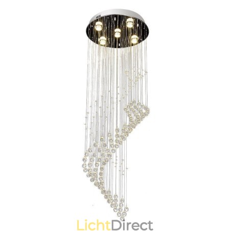 Elegante kristallen kroonluchter regendruppel plafondlampen hal Elegante kristallen kroonluchter regendruppel plafondlampen hal