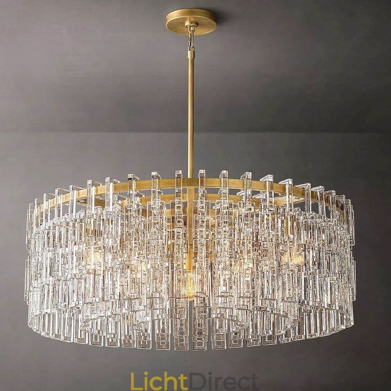 Amerikaanse plafondlamp luxe kristallen hanglamp 60cm