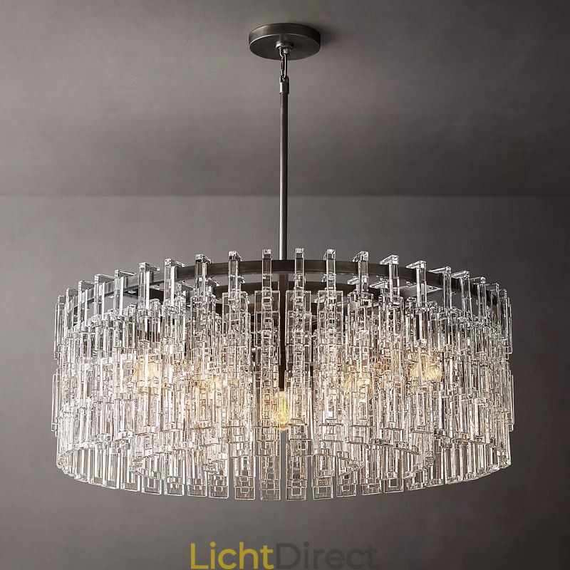 Amerikaanse plafondlamp luxe kristallen hanglamp 60cm
